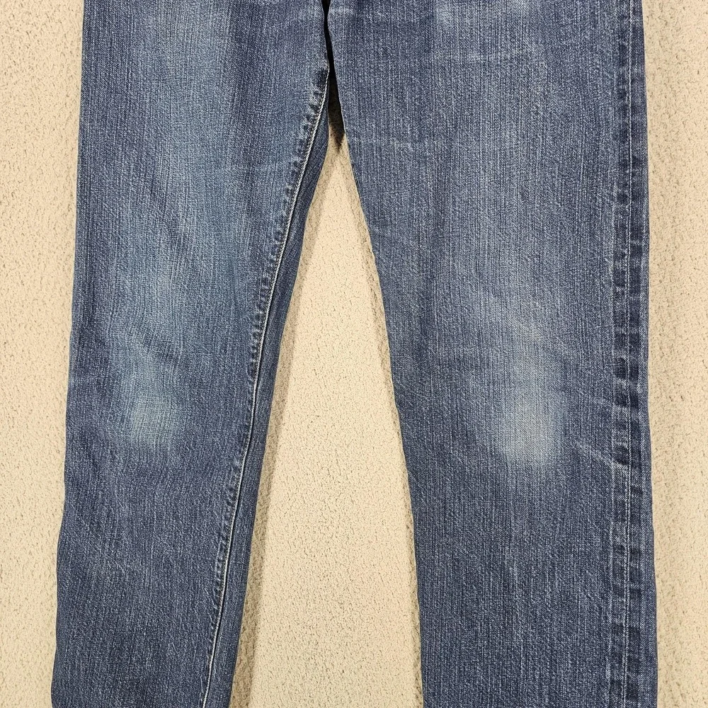 Raleigh Denim‎ Jeans Mens 31x32 Blue Selvedge White Oak Cone Denim Button Fly